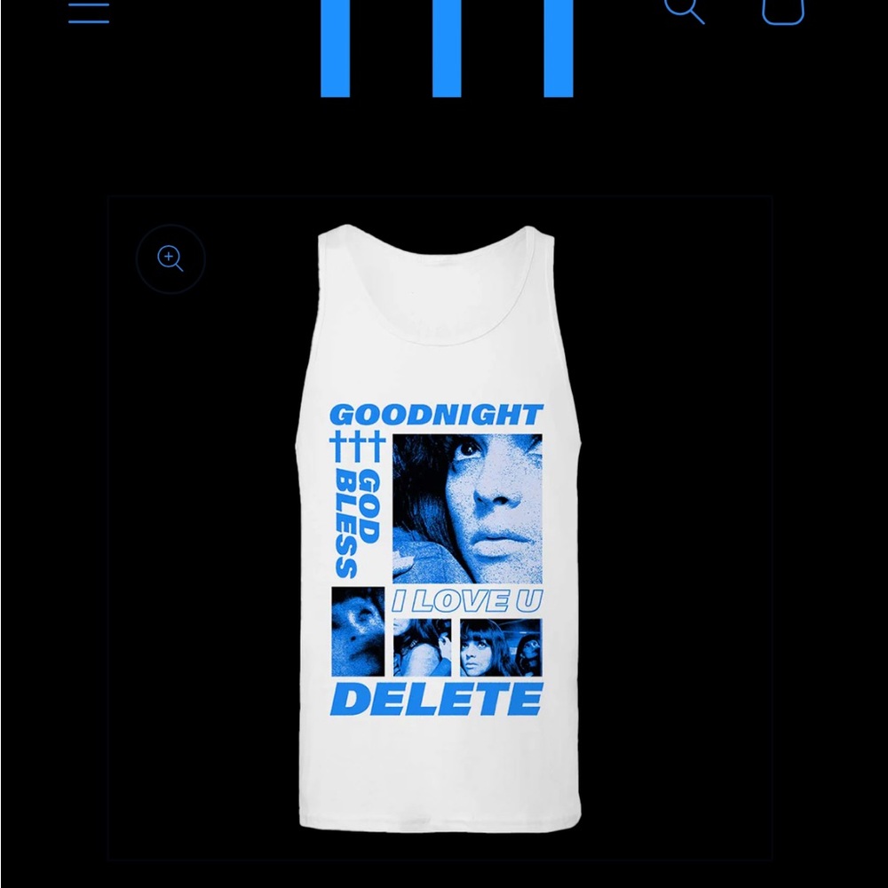 ††† Crosses (band) GNGBILUD WHITE TANK